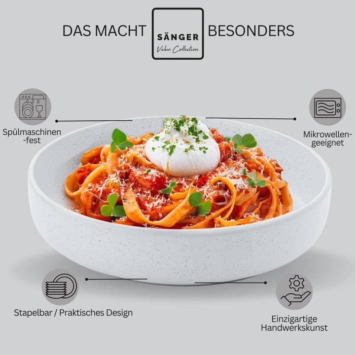 Actual product image Sänger Geschirr Pastaschalen Set (6 x, 20.50 cm)