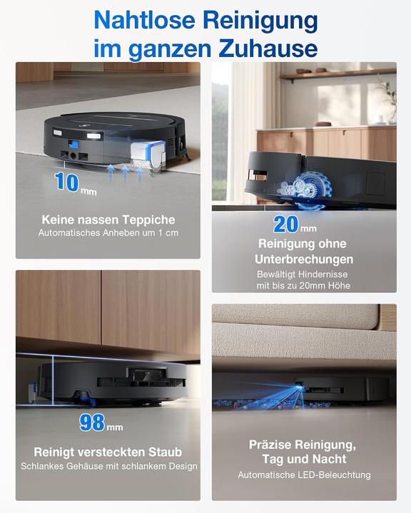 Produktbild Ecovacs T80 Omni (18000 Pa, Wischrolle)