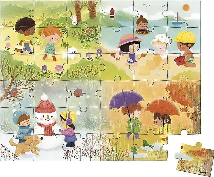 Image du produit Janod Puzzle les saisons 36 pcs (36 pièces)
