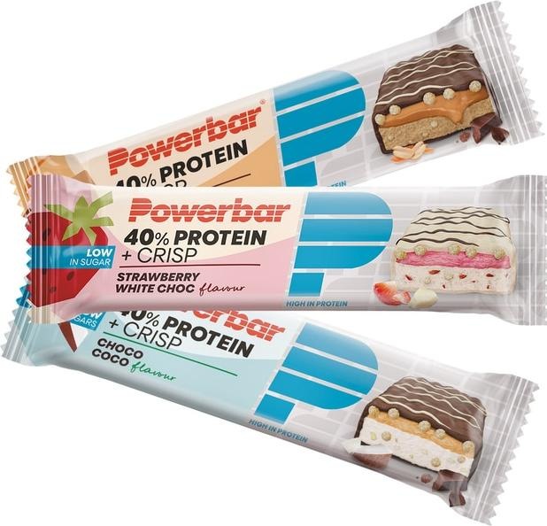 Actual product image Powerbar 40% Protein +Crisp Bar (40G) (Caramel Peanut Butter, 1 pcs., 40 g)