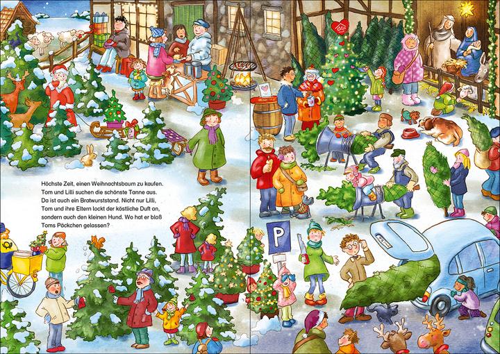 Produktbild Mein liebstes Weihnachts-Wimmelbuch (Deutsch, Annette Moser, 2022)