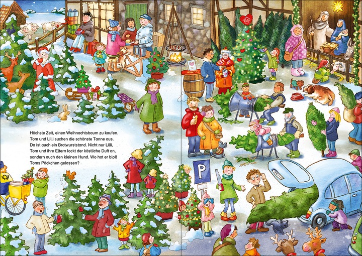 Immagine prodotto Mein liebstes Weihnachts-Wimmelbuch (Tedesco, Annette Moser, 2022)