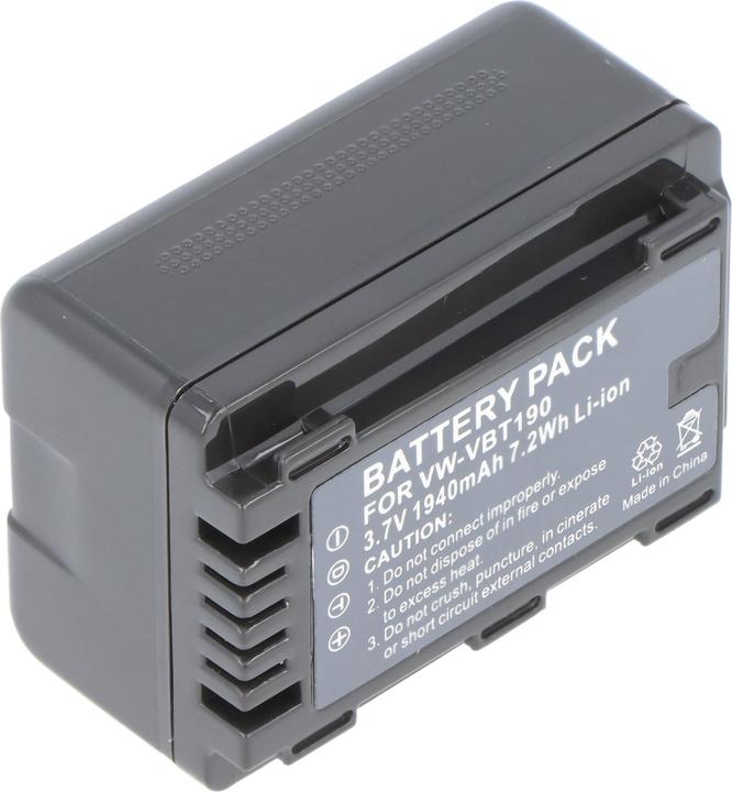 Produktbild Panasonic Akku VW-VBT190, decoded VW-VBT190E-K, VW-VBT190 (Kamera Akku)
