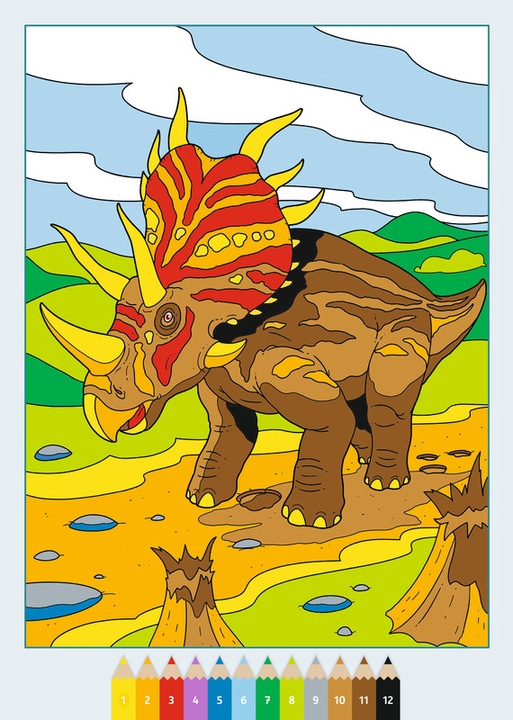 Produktbild Ravensburger CreArt Malen nach Zahlen ab 7: Dinosaurier
