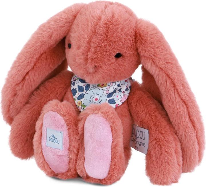 Actual product image Doudou et Compagnie Fleurette Hase terracotta 25cm (25 cm)