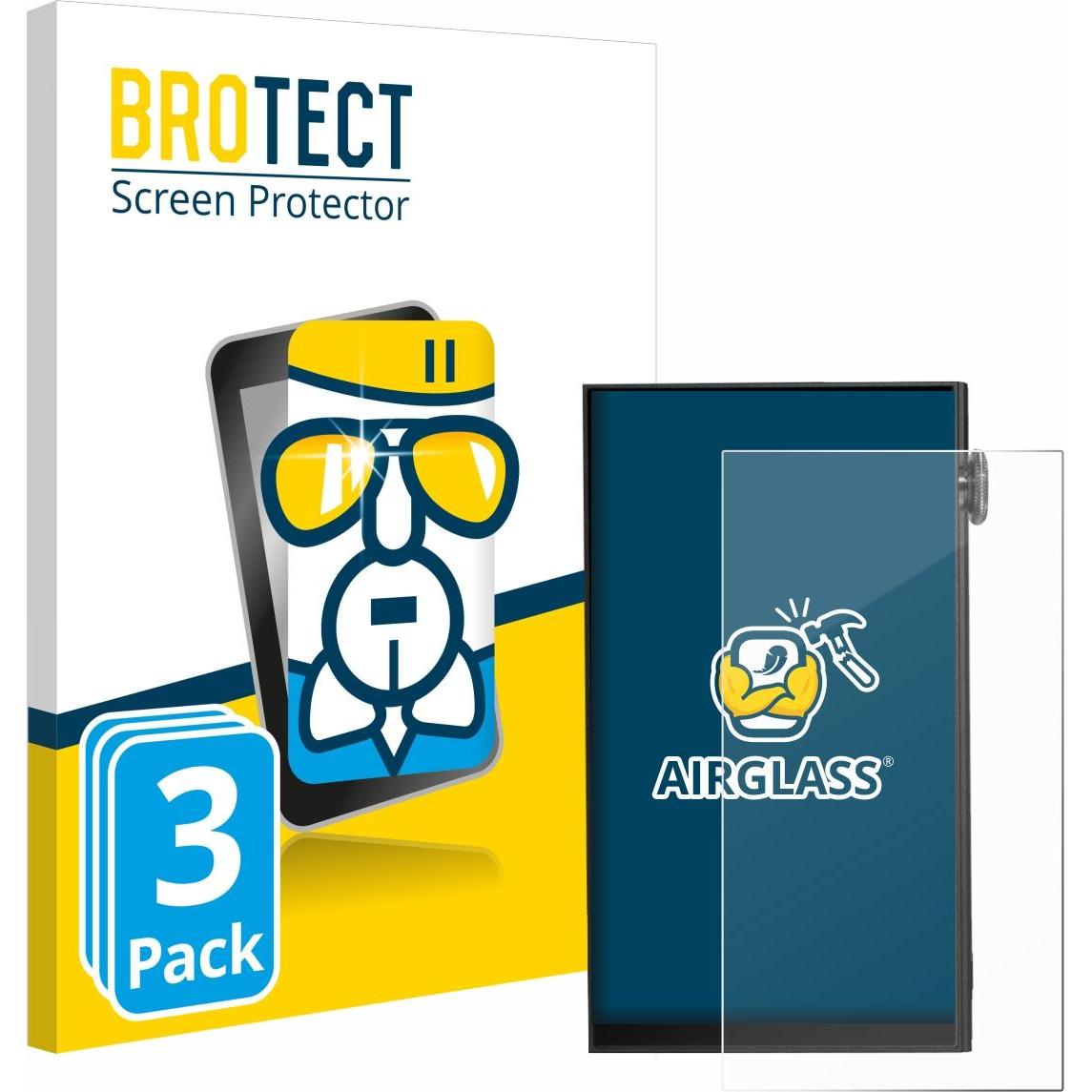 BROTECT Schutzglas Schutzfolie Glas Folie Displayschutz klar, MP3 + Media-Player Zubehör