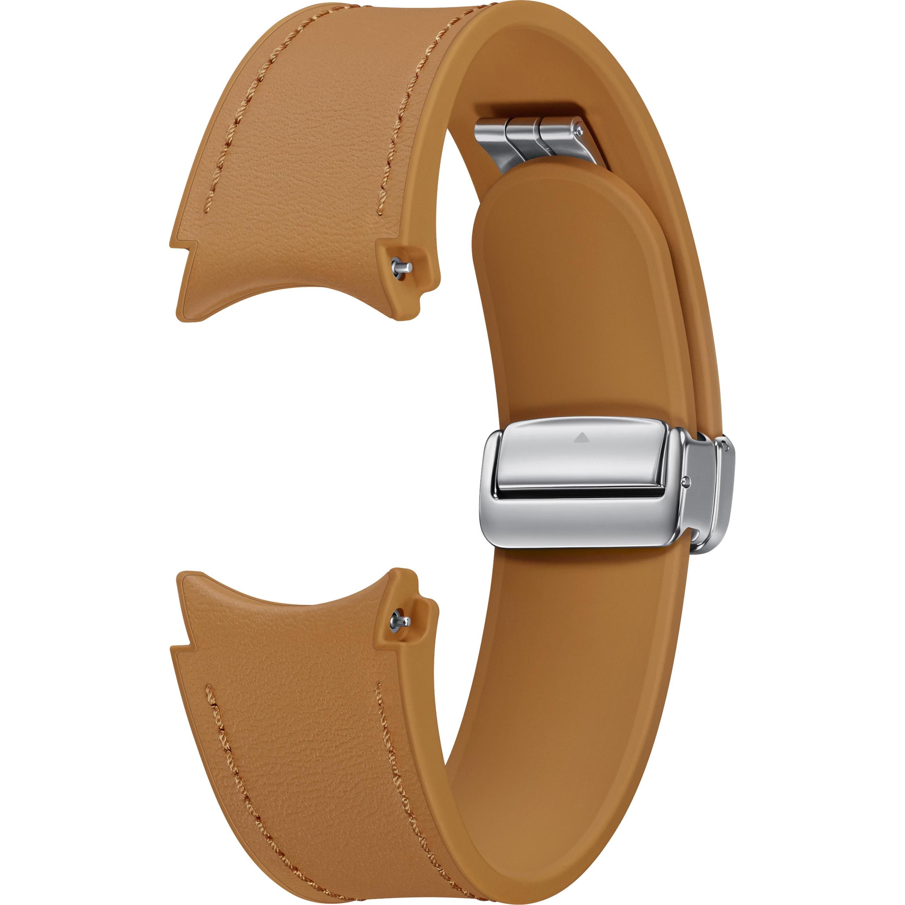 Samsung D-Buckle Hybrid Eco Leather Strap (20 mm, Eco-Composite, Kunstleder, Galaxy Watch6, Galaxy Watch6 Classic), Uhre...