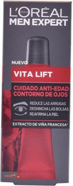 Produktbild L'Oréal Paris MEN EXPERT vita-lift 5 controno ojos 15 ml (Augenpflege Gel, 15 ml, Tag)