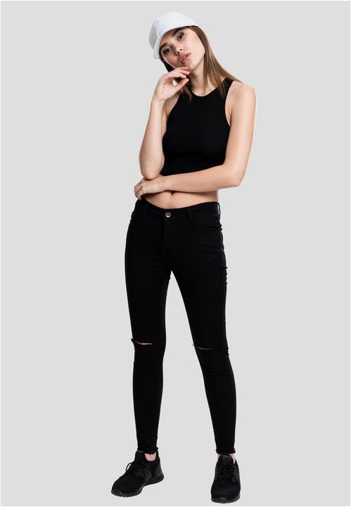 Image du produit Urban Classics Ladies Cropped Rib Top (M)