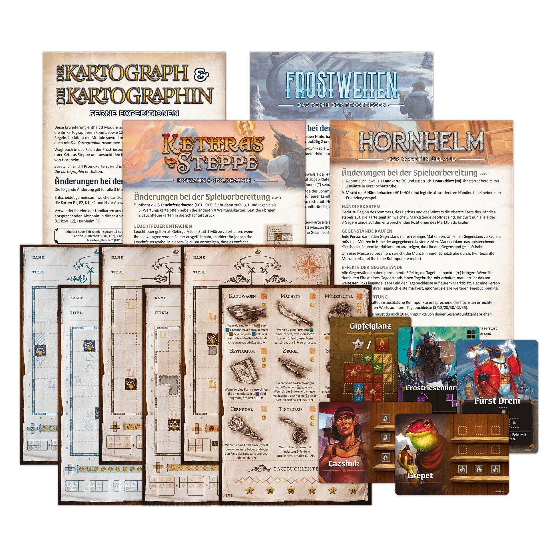 Pegasus Kartograph & Kartographin Erweiterung (Deutsch) (51314G)