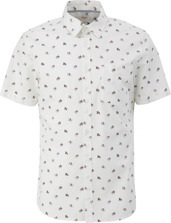 Immagine prodotto s.Oliver Hemd Slim: Kurzarmhemd aus Baumwollstretch (L)