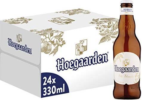 Hoegaarden Wit-Blanche Weiss Bier 24 x 250 ml / 4.9 % Belgien (24 x 33 cl)