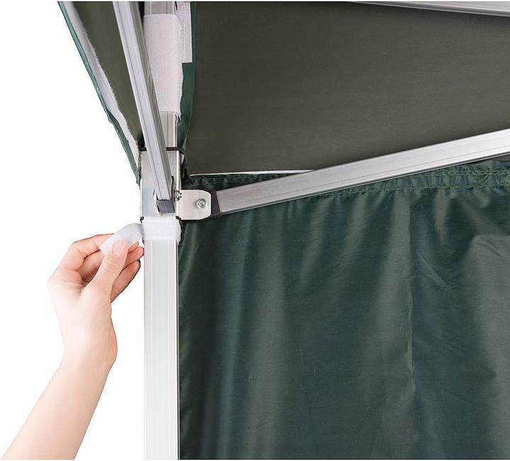 Actual product image Royal Gardineer Wall side part for folding pavilion, zipper door (300 cm, 220 cm)