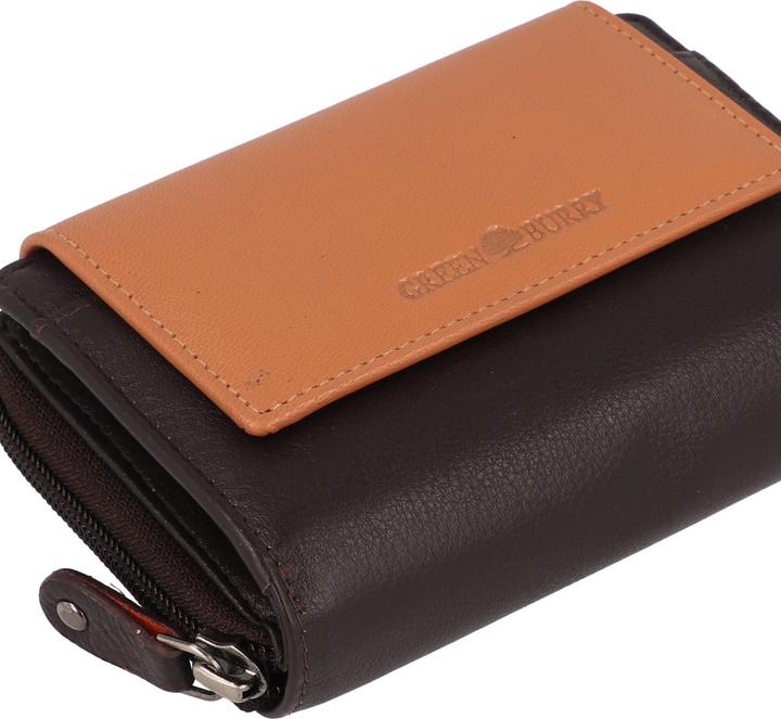 Produktbild Greenburry Nappa Geldbörse RFID Schutz Leder 14 cm