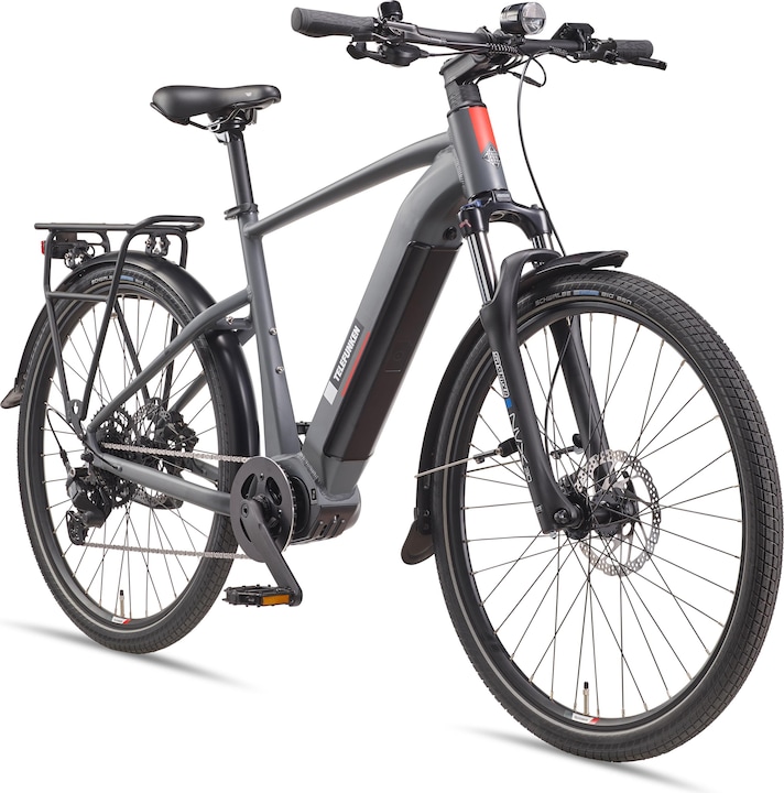 Telefunken SUV E-Bike Herren SUV710 27,5 Zoll Mittelmotor 9-Gang Kettenschaltung (50 cm)