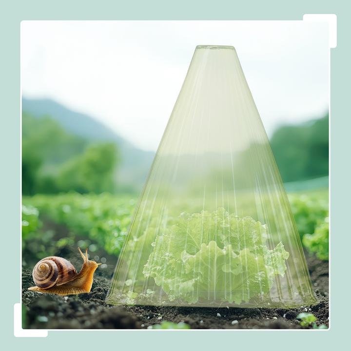 Produktbild Relaxdays Pflanzenhut Schnecken im Set