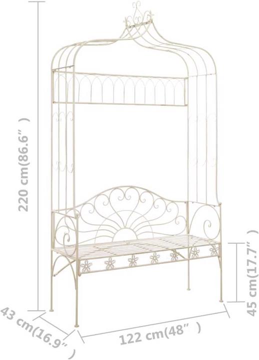 Produktbild vidaXL Gartenbank