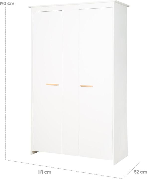 Actual product image Roba Wardrobe 2,5-door Anton (119 cm)