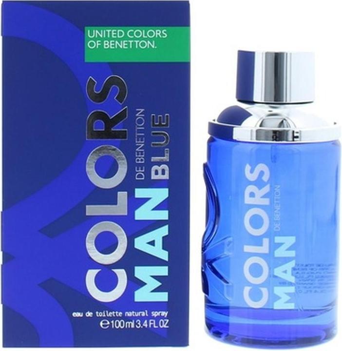 Actual product image Benetton Colors De Blue by Eau de Toilette Spray 100 ml (Eau de toilette, 100 ml)