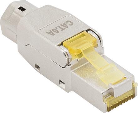 Actual product image LogiLink Feldkonfektionierbarer RJ45 Stecker, Cat.8.1, geschirmt, extra kurz