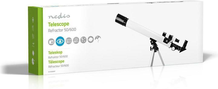 Actual product image Nedis Telescope| Aperture 50 mm| Focal length 600| Finderscope 5 x 24| max