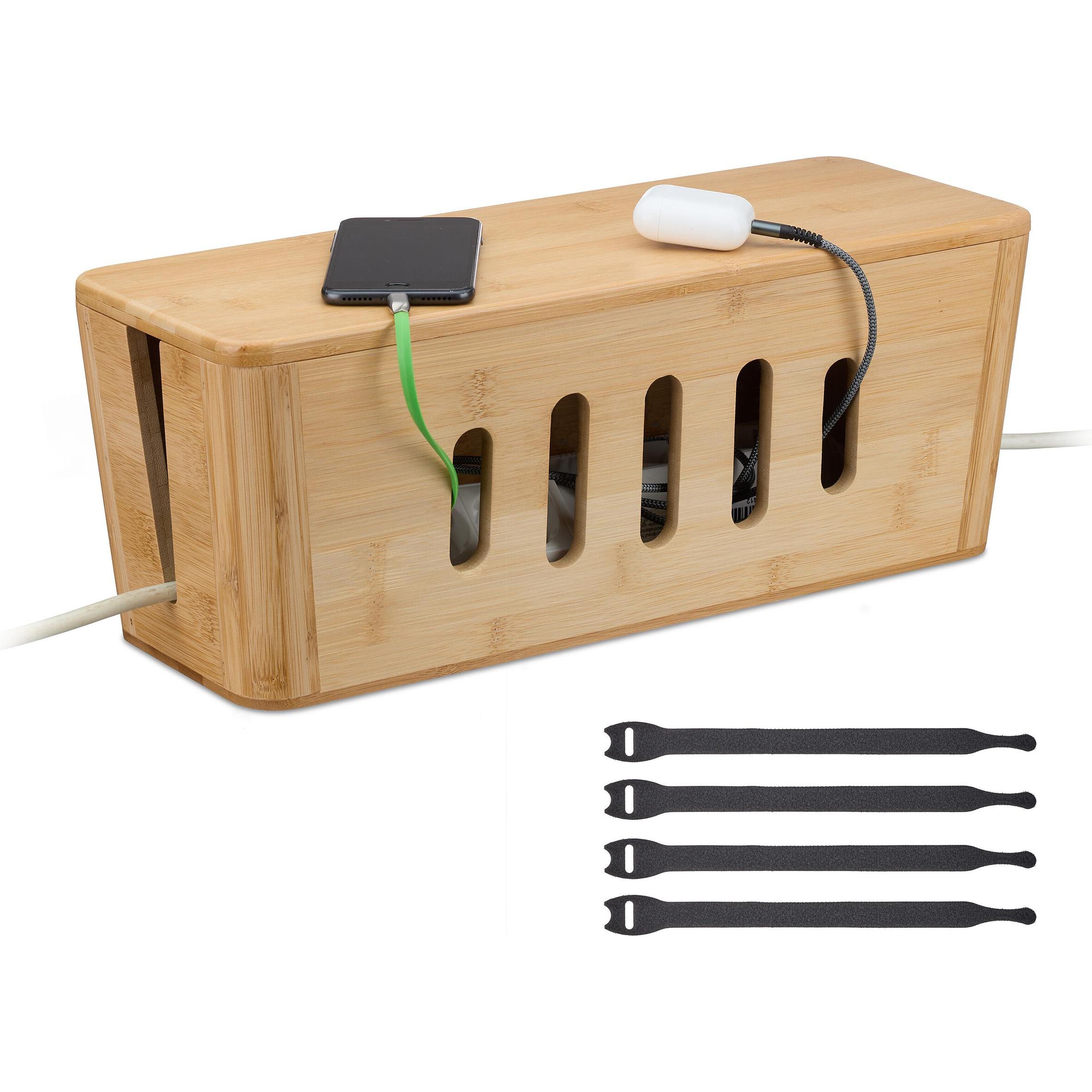 Relaxdays, Scatola nascondi cavi, Scatola cavi