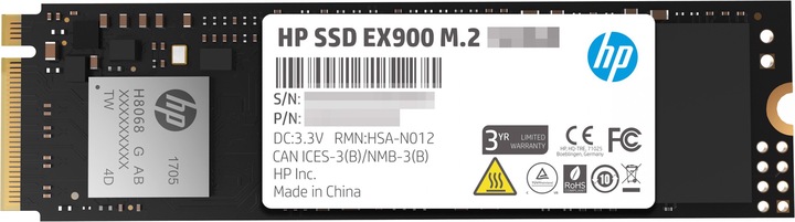 Produktbild HP EX900 (500 GB, M.2 2280)