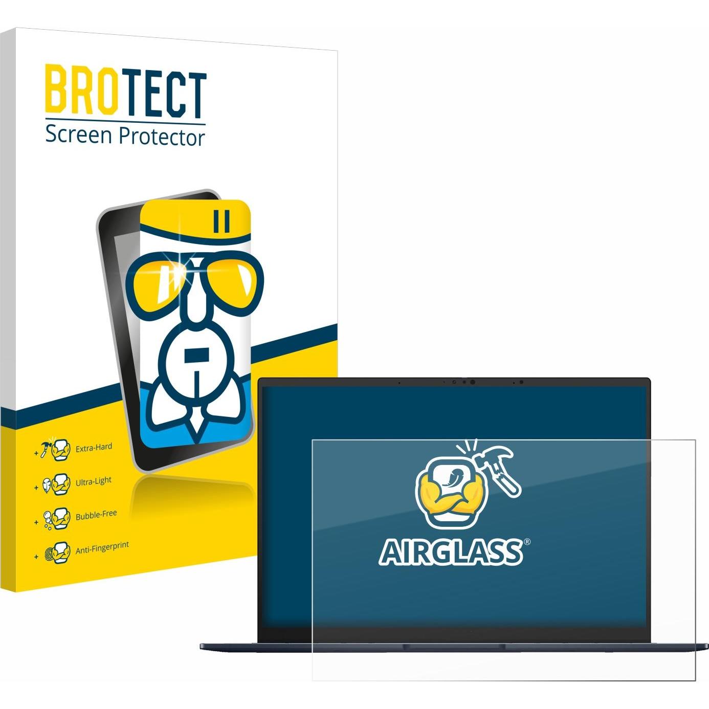 Thumbnail - BROTECT AirGlass Panzerglasfolie (3405"), Notebook Schutzfolie