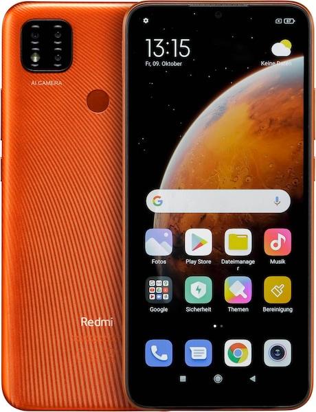Actual product image Xiaomi Redmi 9C (64 GB, Sunrise Orange, Midnight Gray, 6.53", Dual SIM, 4G)