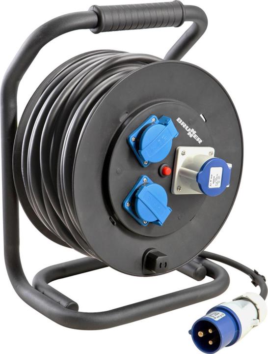 Produktbild Brunner Drummer Rubber (3x2.5mm) 25m-CEE+4 Schuko (25 m, 2.50 mm²)