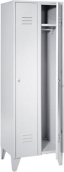 Actual product image Wolf Steel locker with stud feet, compartments cabinet height (60 cm, 185 cm)