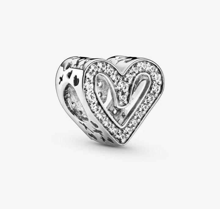 Produktbild Pandora Sparkling Freehand Heart (Sterling-Silber)