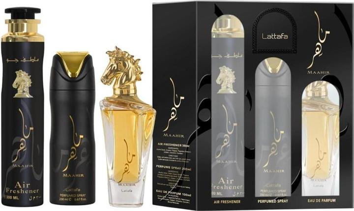 Actual product image Lattafa Maahir Set (Perfume set)