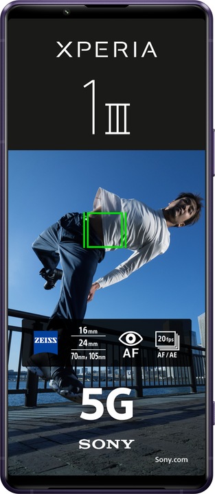 Immagine prodotto Sony Xperia 1 III (256 GB, Viola, 6.50", Doppia SIM Ibrida, 12 Mpx, 5G)