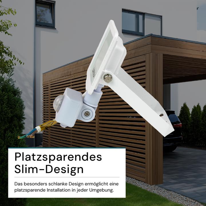 Actual product image Luxula LED floodlight with motion detector (1000 lm, IP65)