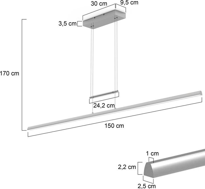 Produktbild Steinhauer Profilo (2100 lm)