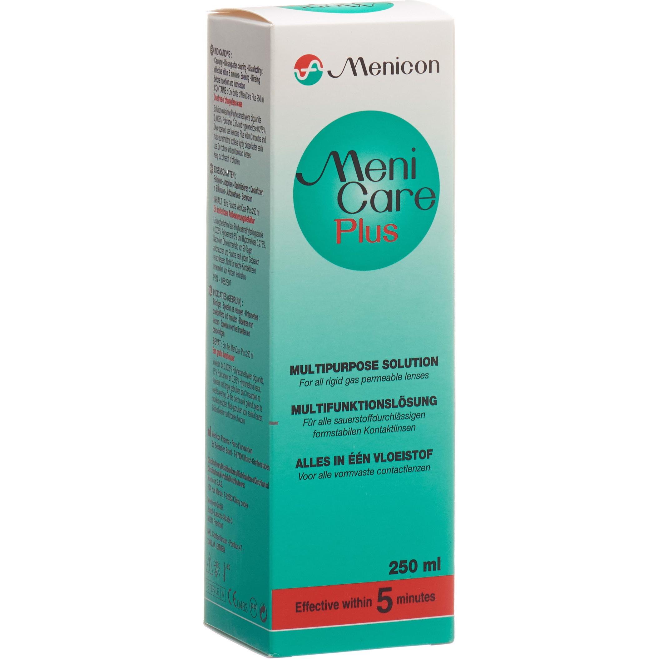 Menicon, Linsenmittel, MeniCare Plus (Peroxid-System, 250 ml)