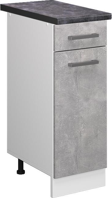 Anthrazit, Beton, Weiss