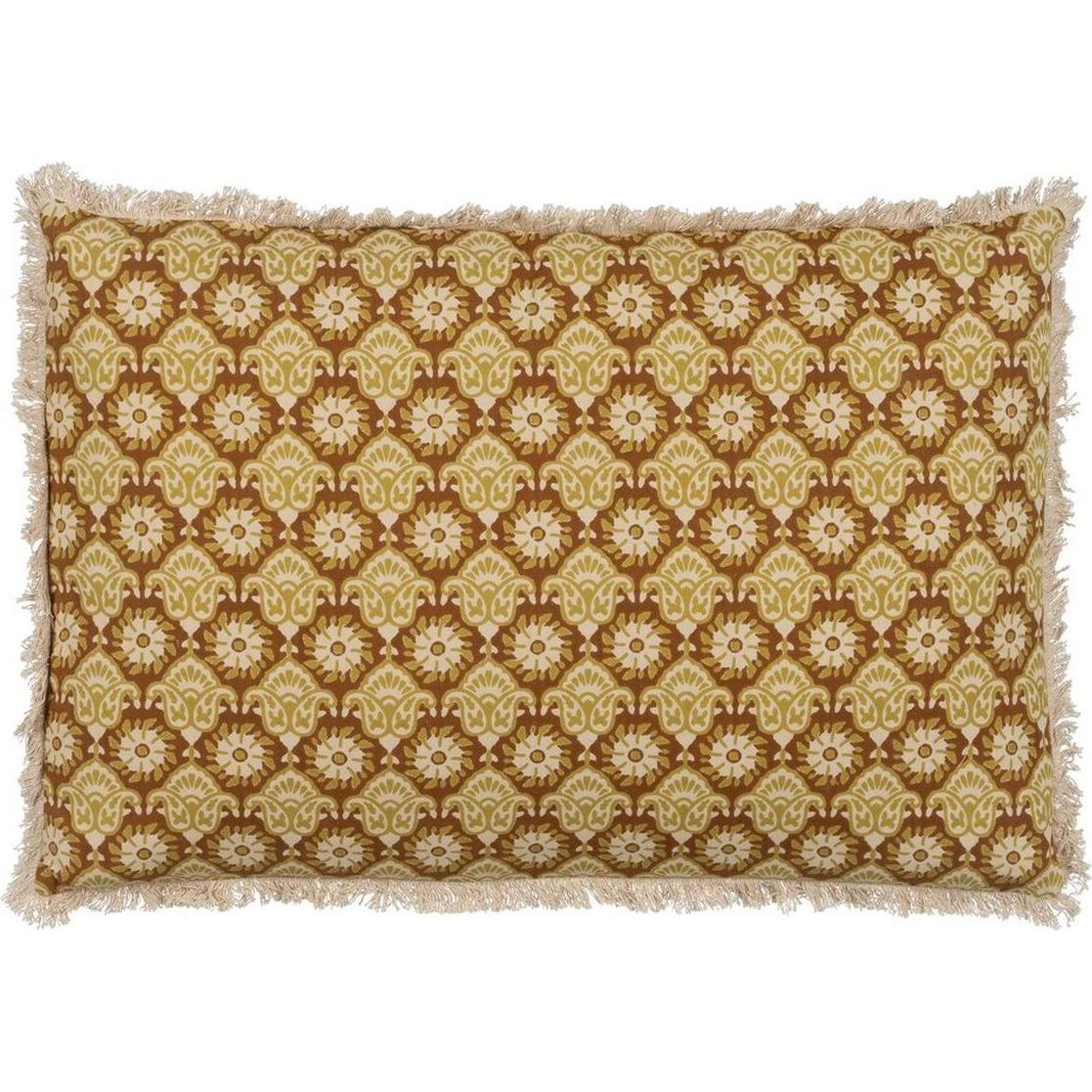 Natec, Dekokissen, Kissen Baumwolle Braun Beige 60 x 40 cm (60 x 40 cm)