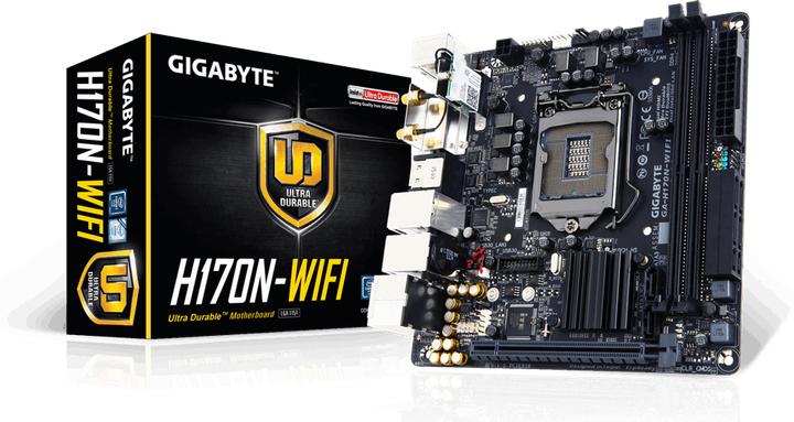 Produktbild Gigabyte Ga-H170n-Wifi (LGA 1151, Intel H170, Mini-ITX)