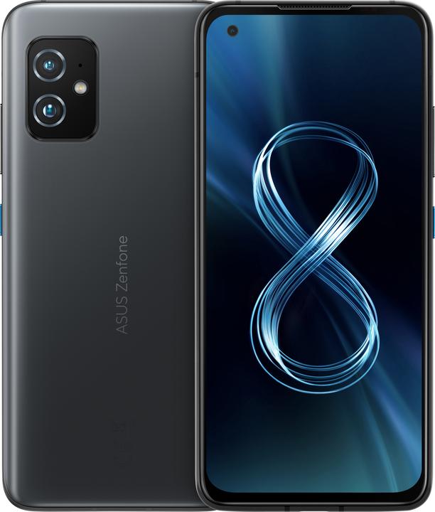 Image du produit ASUS Zenfone 8 (8GB) (256 Go, Obsidian Black, 5.92", Double SIM, 64 Mpx, 5G)