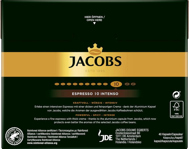 Immagine prodotto Jacobs Espresso Intenso (200 x Porta.)