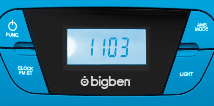 Actual product image Bigben Portable CD/ Radio CD61 USB - blue (VHF)