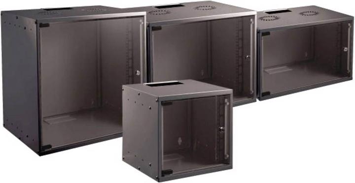 Actual product image EFB Elektronik WGB-1915TS.60 Wall-mounted enclosure (W x H x D) 535 x 707 x 600 mm 15 U Black (15 RU, 19 inch rack)