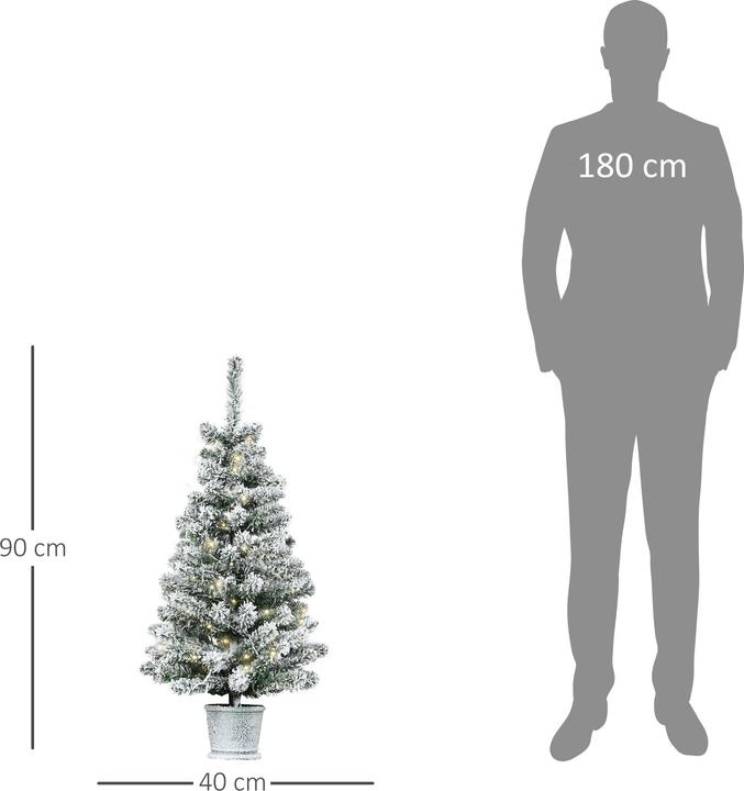 Actual product image Homcom Christmas tree (90 cm)