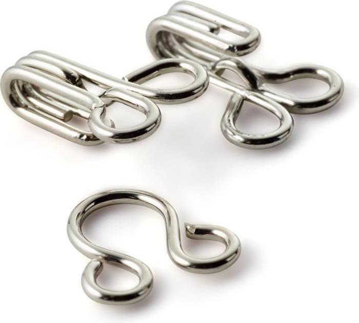 Immagine prodotto Prym Ganci e occhielli per piume, argento n. 3, confezione da 12 pezzi.