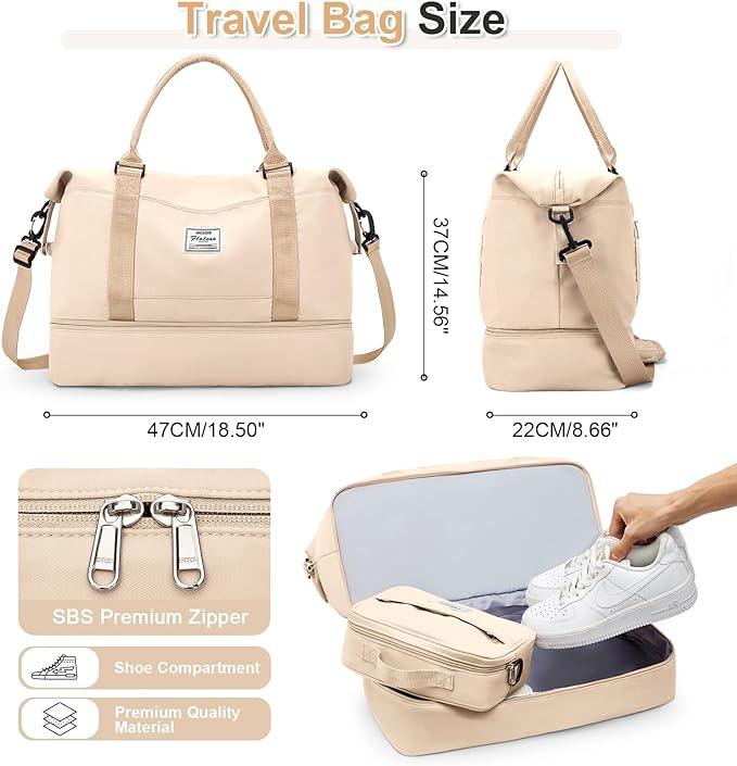 Immagine prodotto Only-Bags.Store 3 pezzi in viaggio con una borsa a mano grande, una borsa sportiva e un bagaglio impermeabile