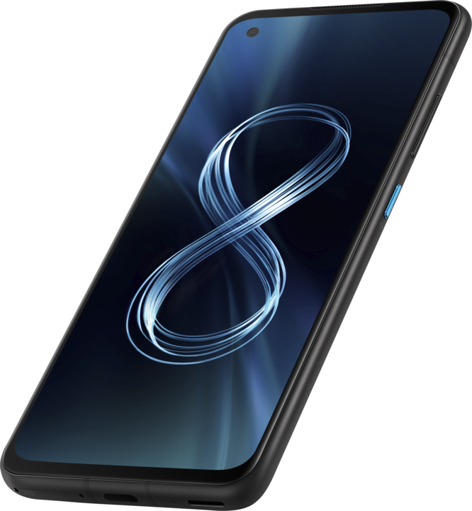 Produktbild ASUS Zenfone 8 (8GB) (128 GB, Obsidian Black, 5.92", Dual SIM, 64 Mpx, 5G)
