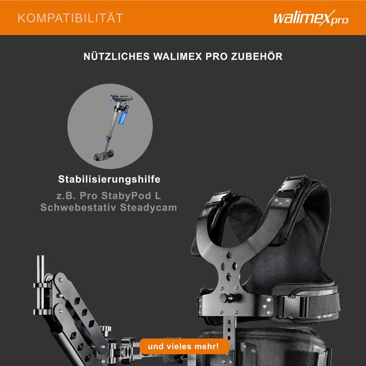 Actual product image Walimex pro per StabyBalance Set vest incl. spring arm (Stand adapter)