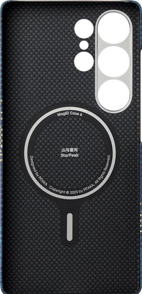 Immagine prodotto Pitaka Magsafe Backcover aus echtem Aramid Milky Way Galaxy (Samsung Galaxy S25 Ultra)